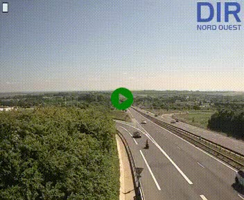 <h2>Webcam au début de l'A84 sur le périphérique Ouest de Caen (N814) à hauteur de la sortie 9, Porte de Bretagne</h2>