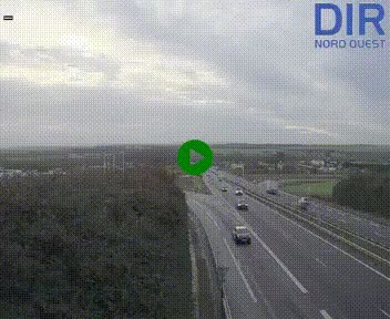 <h2>Webcam au début de l'A84 sur le périphérique Ouest de Caen (N814) à hauteur de la sortie 9, Porte de Bretagne</h2>