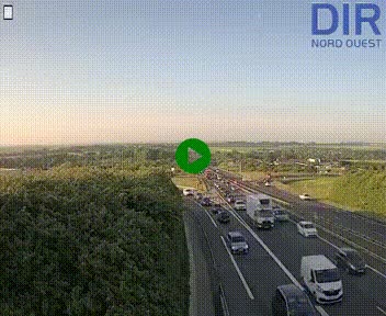 <h2>Webcam au début de l'A84 sur le périphérique Ouest de Caen (N814) à hauteur de la sortie 9, Porte de Bretagne</h2>