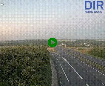 <h2>Webcam au début de l'A84 sur le périphérique Ouest de Caen (N814) à hauteur de la sortie 9, Porte de Bretagne</h2>