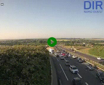 <h2>Webcam au début de l'A84 sur le périphérique Ouest de Caen (N814) à hauteur de la sortie 9, Porte de Bretagne</h2>