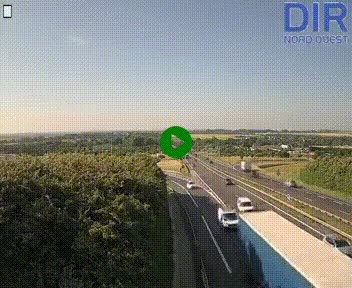 <h2>Webcam au début de l'A84 sur le périphérique Ouest de Caen (N814) à hauteur de la sortie 9, Porte de Bretagne</h2>