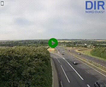 <h2>Webcam au début de l'A84 sur le périphérique Ouest de Caen (N814) à hauteur de la sortie 9, Porte de Bretagne</h2>