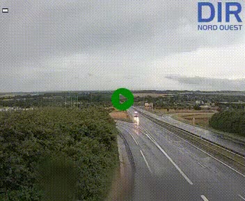 <h2>Webcam au début de l'A84 sur le périphérique Ouest de Caen (N814) à hauteur de la sortie 9, Porte de Bretagne</h2>
