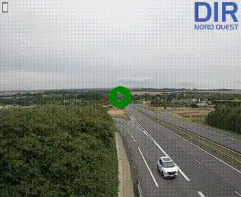 <h2>Webcam au début de l'A84 sur le périphérique Ouest de Caen (N814) à hauteur de la sortie 9, Porte de Bretagne</h2>
