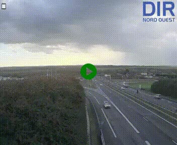 <h2>Webcam au début de l'A84 sur le périphérique Ouest de Caen (N814) à hauteur de la sortie 9, Porte de Bretagne</h2>
