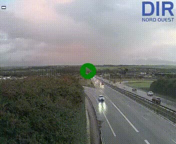 <h2>Webcam au début de l'A84 sur le périphérique Ouest de Caen (N814) à hauteur de la sortie 9, Porte de Bretagne</h2>