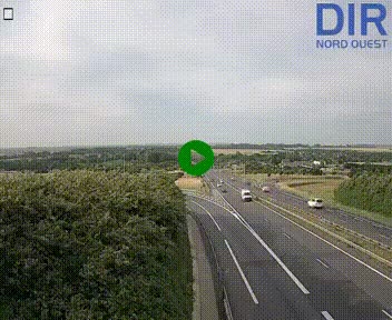<h2>Webcam au début de l'A84 sur le périphérique Ouest de Caen (N814) à hauteur de la sortie 9, Porte de Bretagne</h2>