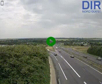 <h2>Webcam au début de l'A84 sur le périphérique Ouest de Caen (N814) à hauteur de la sortie 9, Porte de Bretagne</h2>