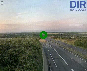 <h2>Webcam au début de l'A84 sur le périphérique Ouest de Caen (N814) à hauteur de la sortie 9, Porte de Bretagne</h2>