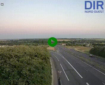 <h2>Webcam au début de l'A84 sur le périphérique Ouest de Caen (N814) à hauteur de la sortie 9, Porte de Bretagne</h2>