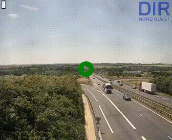 <h2>Webcam au début de l'A84 sur le périphérique Ouest de Caen (N814) à hauteur de la sortie 9, Porte de Bretagne</h2>