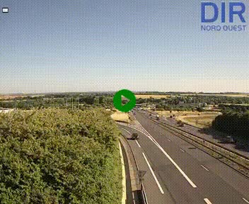 <h2>Webcam au début de l'A84 sur le périphérique Ouest de Caen (N814) à hauteur de la sortie 9, Porte de Bretagne</h2>