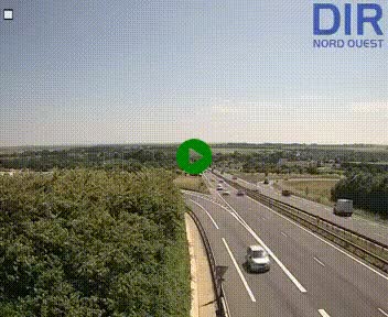 <h2>Webcam au début de l'A84 sur le périphérique Ouest de Caen (N814) à hauteur de la sortie 9, Porte de Bretagne</h2>