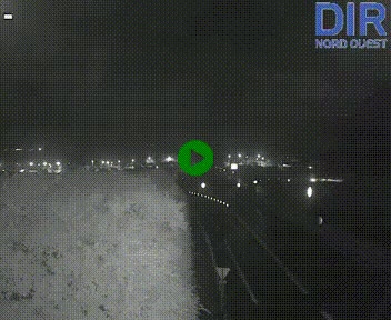 <h2>Webcam au début de l'A84 sur le périphérique Ouest de Caen (N814) à hauteur de la sortie 9, Porte de Bretagne</h2>