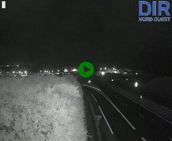 <h2>Webcam au début de l'A84 sur le périphérique Ouest de Caen (N814) à hauteur de la sortie 9, Porte de Bretagne</h2>