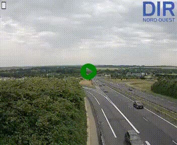 <h2>Webcam au début de l'A84 sur le périphérique Ouest de Caen (N814) à hauteur de la sortie 9, Porte de Bretagne</h2>
