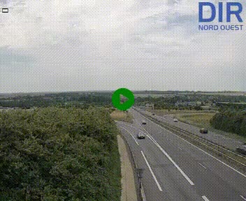 <h2>Webcam au début de l'A84 sur le périphérique Ouest de Caen (N814) à hauteur de la sortie 9, Porte de Bretagne</h2>