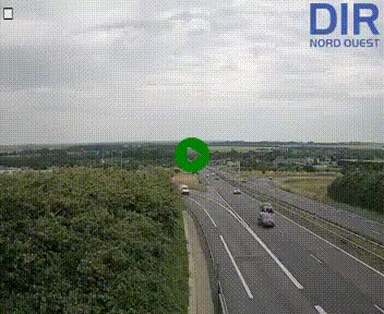 <h2>Webcam au début de l'A84 sur le périphérique Ouest de Caen (N814) à hauteur de la sortie 9, Porte de Bretagne</h2>
