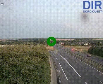 <h2>Webcam au début de l'A84 sur le périphérique Ouest de Caen (N814) à hauteur de la sortie 9, Porte de Bretagne</h2>