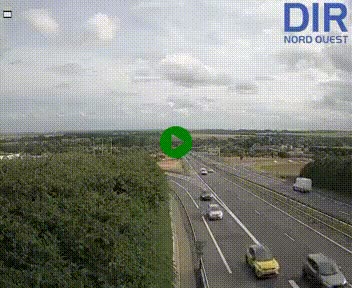 <h2>Webcam au début de l'A84 sur le périphérique Ouest de Caen (N814) à hauteur de la sortie 9, Porte de Bretagne</h2>