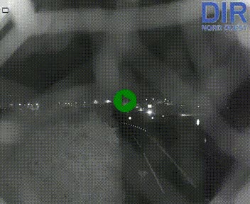 <h2>Webcam au début de l'A84 sur le périphérique Ouest de Caen (N814) à hauteur de la sortie 9, Porte de Bretagne</h2>