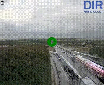 <h2>Webcam au début de l'A84 sur le périphérique Ouest de Caen (N814) à hauteur de la sortie 9, Porte de Bretagne</h2>