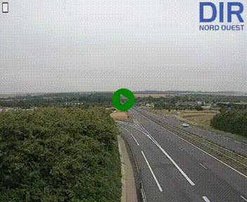 <h2>Webcam au début de l'A84 sur le périphérique Ouest de Caen (N814) à hauteur de la sortie 9, Porte de Bretagne</h2>