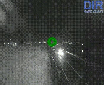 <h2>Webcam au début de l'A84 sur le périphérique Ouest de Caen (N814) à hauteur de la sortie 9, Porte de Bretagne</h2>