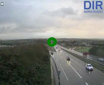 <h2>Webcam au début de l'A84 sur le périphérique Ouest de Caen (N814) à hauteur de la sortie 9, Porte de Bretagne</h2>