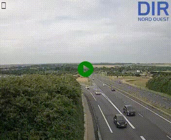 <h2>Webcam au début de l'A84 sur le périphérique Ouest de Caen (N814) à hauteur de la sortie 9, Porte de Bretagne</h2>