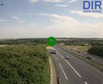 <h2>Webcam au début de l'A84 sur le périphérique Ouest de Caen (N814) à hauteur de la sortie 9, Porte de Bretagne</h2>