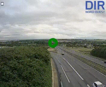 <h2>Webcam au début de l'A84 sur le périphérique Ouest de Caen (N814) à hauteur de la sortie 9, Porte de Bretagne</h2>