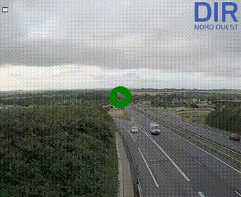 <h2>Webcam au début de l'A84 sur le périphérique Ouest de Caen (N814) à hauteur de la sortie 9, Porte de Bretagne</h2>