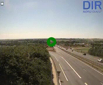 <h2>Webcam au début de l'A84 sur le périphérique Ouest de Caen (N814) à hauteur de la sortie 9, Porte de Bretagne</h2>