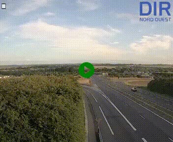 <h2>Webcam au début de l'A84 sur le périphérique Ouest de Caen (N814) à hauteur de la sortie 9, Porte de Bretagne</h2>