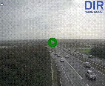 <h2>Webcam au début de l'A84 sur le périphérique Ouest de Caen (N814) à hauteur de la sortie 9, Porte de Bretagne</h2>