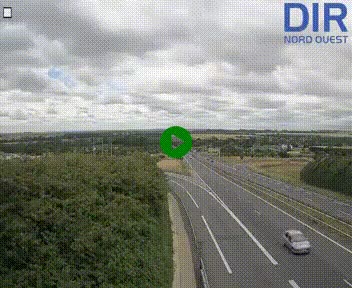 <h2>Webcam au début de l'A84 sur le périphérique Ouest de Caen (N814) à hauteur de la sortie 9, Porte de Bretagne</h2>