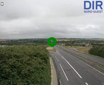 <h2>Webcam au début de l'A84 sur le périphérique Ouest de Caen (N814) à hauteur de la sortie 9, Porte de Bretagne</h2>