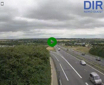 <h2>Webcam au début de l'A84 sur le périphérique Ouest de Caen (N814) à hauteur de la sortie 9, Porte de Bretagne</h2>