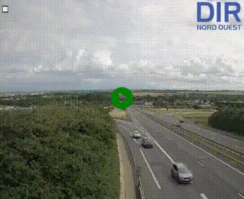<h2>Webcam au début de l'A84 sur le périphérique Ouest de Caen (N814) à hauteur de la sortie 9, Porte de Bretagne</h2>