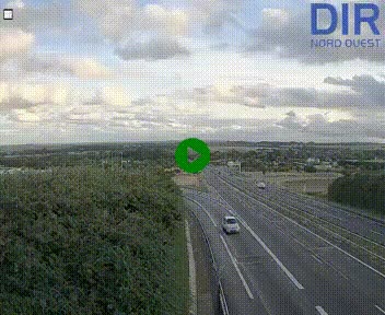 <h2>Webcam au début de l'A84 sur le périphérique Ouest de Caen (N814) à hauteur de la sortie 9, Porte de Bretagne</h2>