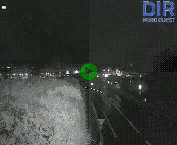 <h2>Webcam au début de l'A84 sur le périphérique Ouest de Caen (N814) à hauteur de la sortie 9, Porte de Bretagne</h2>