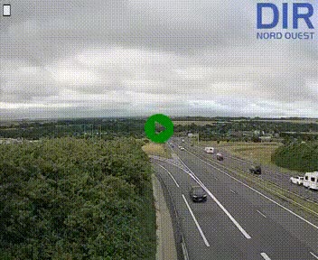 <h2>Webcam au début de l'A84 sur le périphérique Ouest de Caen (N814) à hauteur de la sortie 9, Porte de Bretagne</h2>