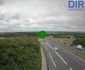 <h2>Webcam au début de l'A84 sur le périphérique Ouest de Caen (N814) à hauteur de la sortie 9, Porte de Bretagne</h2>