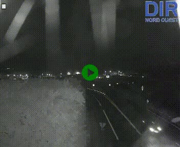 <h2>Webcam au début de l'A84 sur le périphérique Ouest de Caen (N814) à hauteur de la sortie 9, Porte de Bretagne</h2>