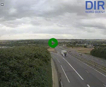 <h2>Webcam au début de l'A84 sur le périphérique Ouest de Caen (N814) à hauteur de la sortie 9, Porte de Bretagne</h2>