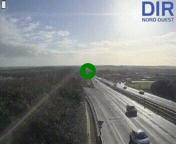 <h2>Webcam au début de l'A84 sur le périphérique Ouest de Caen (N814) à hauteur de la sortie 9, Porte de Bretagne</h2>