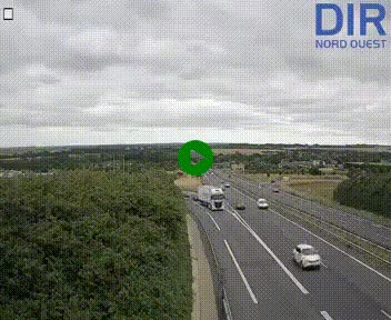 <h2>Webcam au début de l'A84 sur le périphérique Ouest de Caen (N814) à hauteur de la sortie 9, Porte de Bretagne</h2>