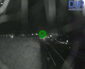 <h2>Webcam au début de l'A84 sur le périphérique Ouest de Caen (N814) à hauteur de la sortie 9, Porte de Bretagne</h2>